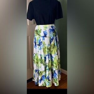 Floral maxi skirt by Chads, size XL